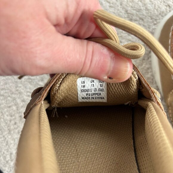 Sperry tan boat shoe loafers - Picture 3 of 3